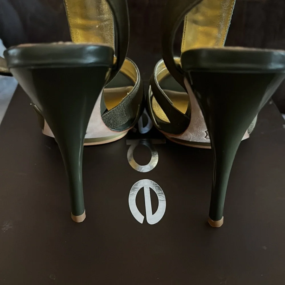 Bebe olive green platform sandal 6 new - Picture 5 of 5